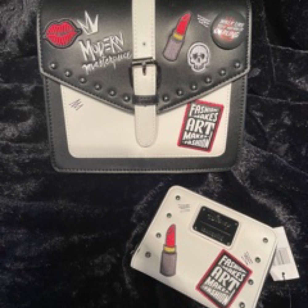 NWT Cruella Loungefly Crossbody Bag & Wallet